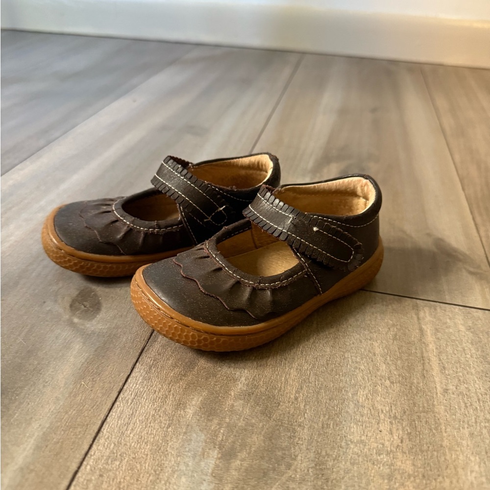 Livie & Luca Brown Dress Shoes with Strap